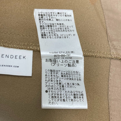 ELENDEEK PANEL PLEATS BUSTIER ニットワンピース
