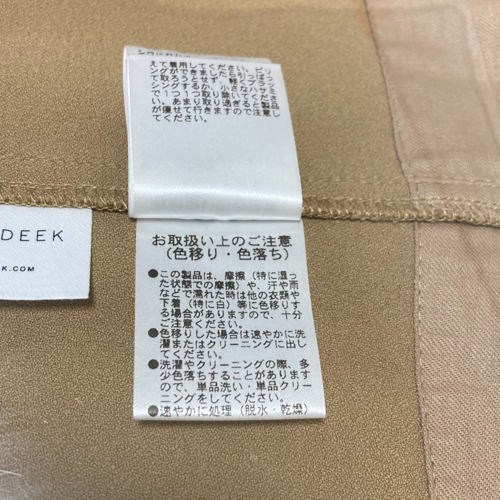 ELENDEEK PANEL PLEATS BUSTIER ニットワンピース