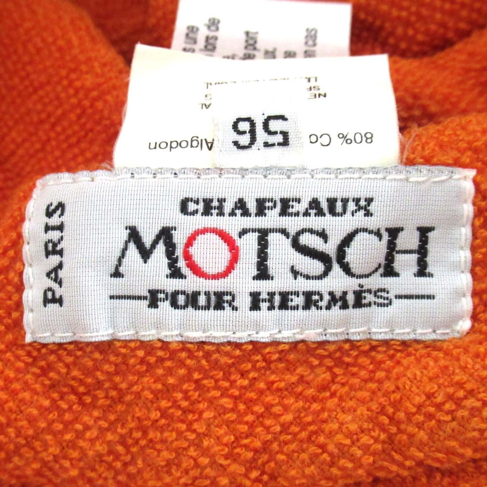 エルメス MOTSCH パイルバケットハット56