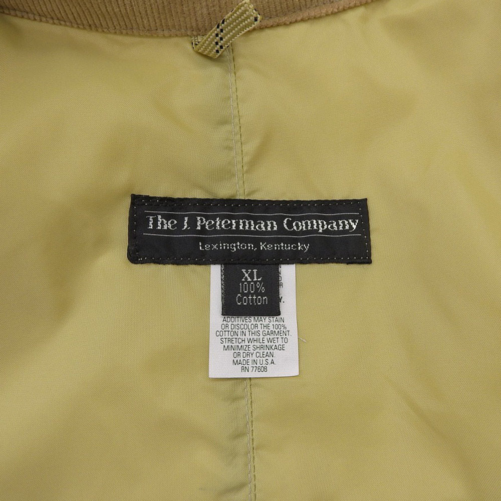 the j peterman company ダスターコート コットン コート