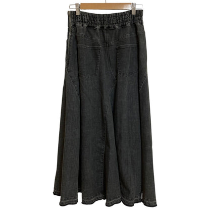 スリードッツ Denim volume flair スカート