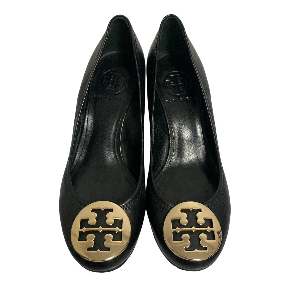 トリー バーチ レザー ウェッジ パンプス