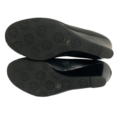 トリー バーチ レザー ウェッジ パンプス