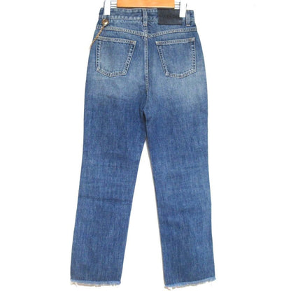 ジバンシィ Chain Detail Straight-leg Cropped Jeans デニムパンツ