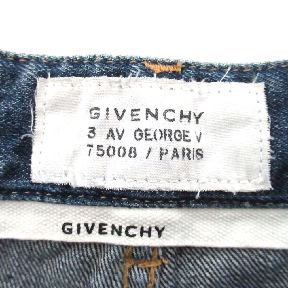 ジバンシィ Chain Detail Straight-leg Cropped Jeans デニムパンツ