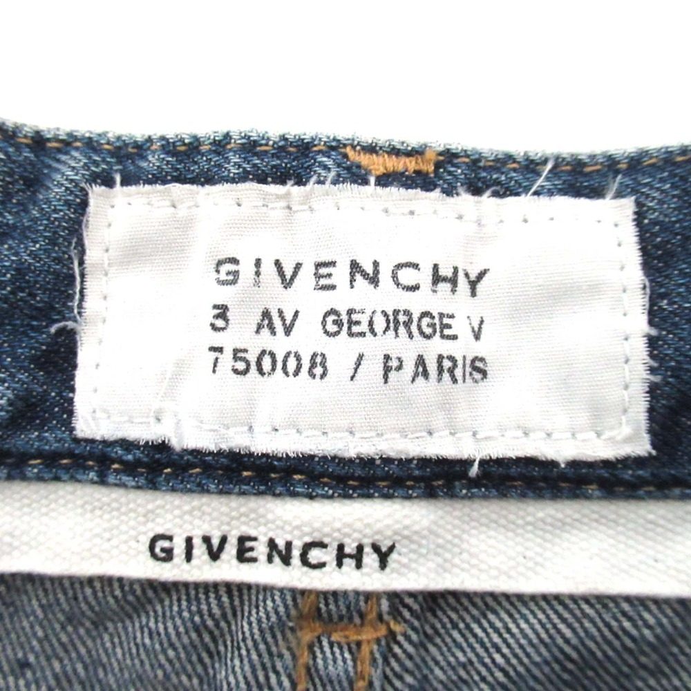 ジバンシィ Chain Detail Straight-leg Cropped Jeans デニムパンツ