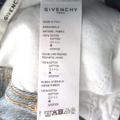ジバンシィ Chain Detail Straight-leg Cropped Jeans デニムパンツ