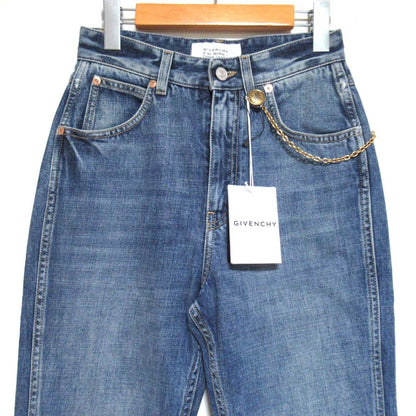 ジバンシィ Chain Detail Straight-leg Cropped Jeans デニムパンツ
