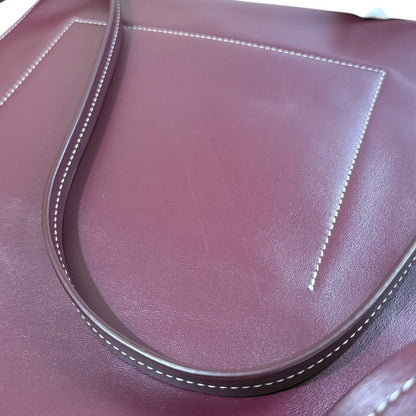 ジルサンダー FLAT POCKET カーフレザー ショルダーバッグ