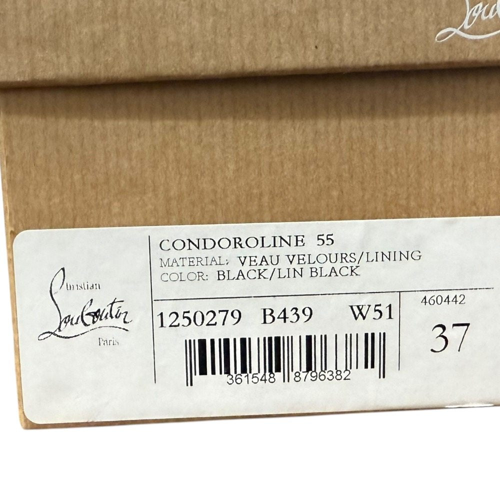 クリスチャンルブタン CONDOROLINE 55 ヴーベロア パンプス