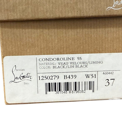 クリスチャンルブタン CONDOROLINE 55 ヴーベロア パンプス