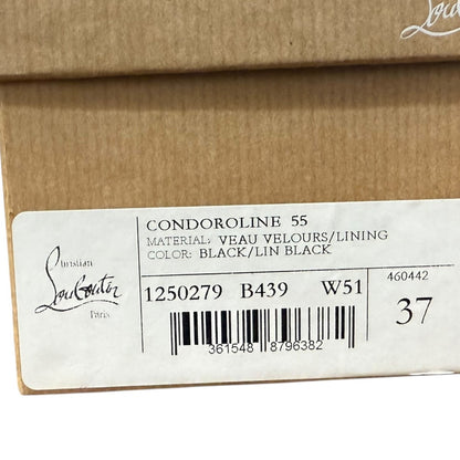 クリスチャンルブタン CONDOROLINE 55 ヴーベロア パンプス