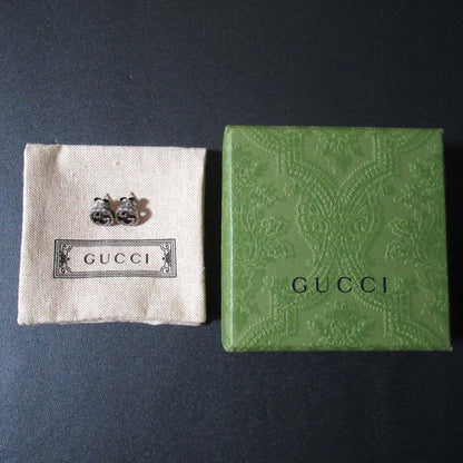 グッチ インターロッキング G Ag925 スタッド ピアス