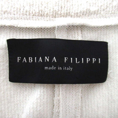 ファビアナフィリッピ スパンコール ロング ジレ ベスト ウール