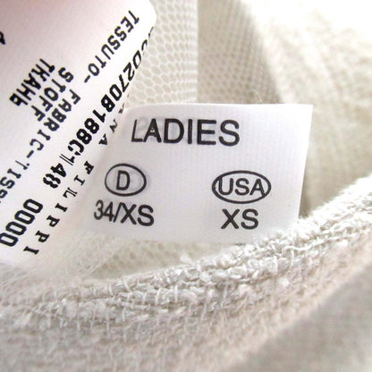 ファビアナフィリッピ スパンコール ロング ジレ ベスト ウール