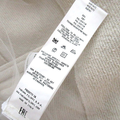 ファビアナフィリッピ スパンコール ロング ジレ ベスト ウール