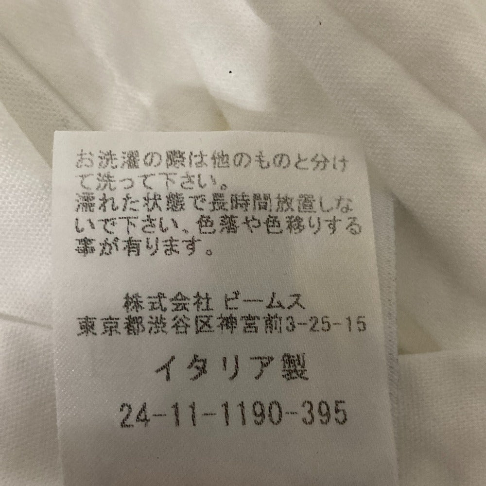 ボルゾネッラ コットン ロングスリーブバンドカラーシャツ