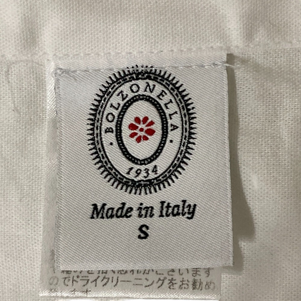 ボルゾネッラ コットン ロングスリーブバンドカラーシャツ
