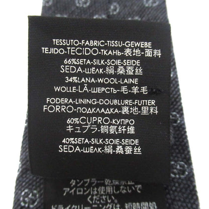 グッチ GG柄 シルクウール ネクタイ