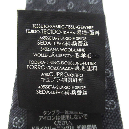 グッチ GG パターン シルク ウール ネクタイ