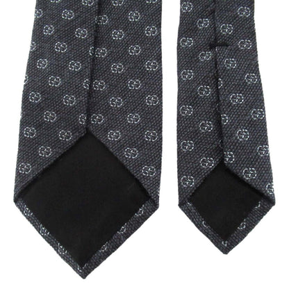 グッチ GG パターン シルク ウール ネクタイ