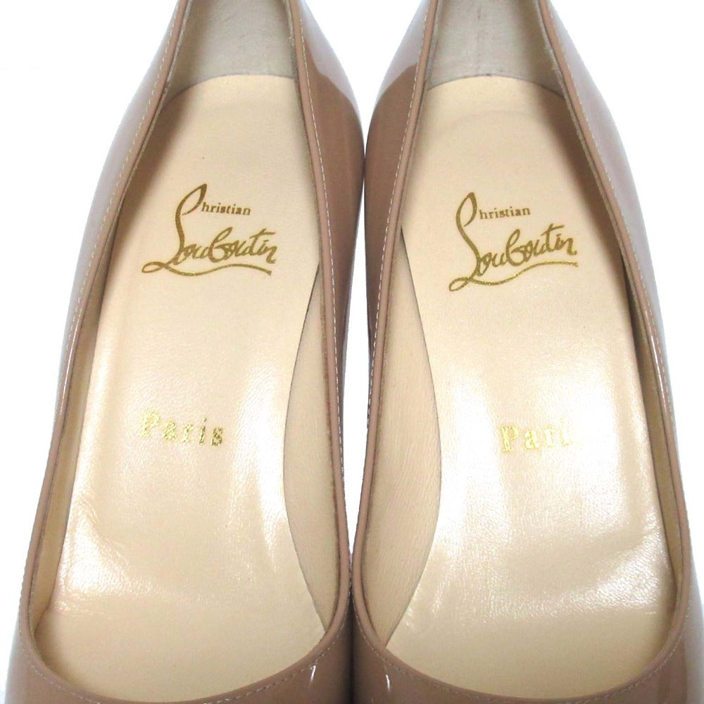 クリスチャン・ルブタン パテントレザー パンプス