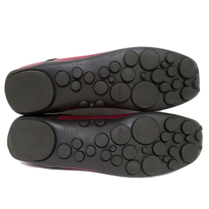 プラダ レザー メリー ジェーン フラット シューズ