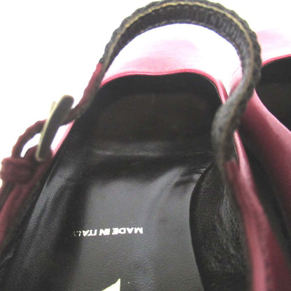 プラダ レザー メリー ジェーン フラット シューズ