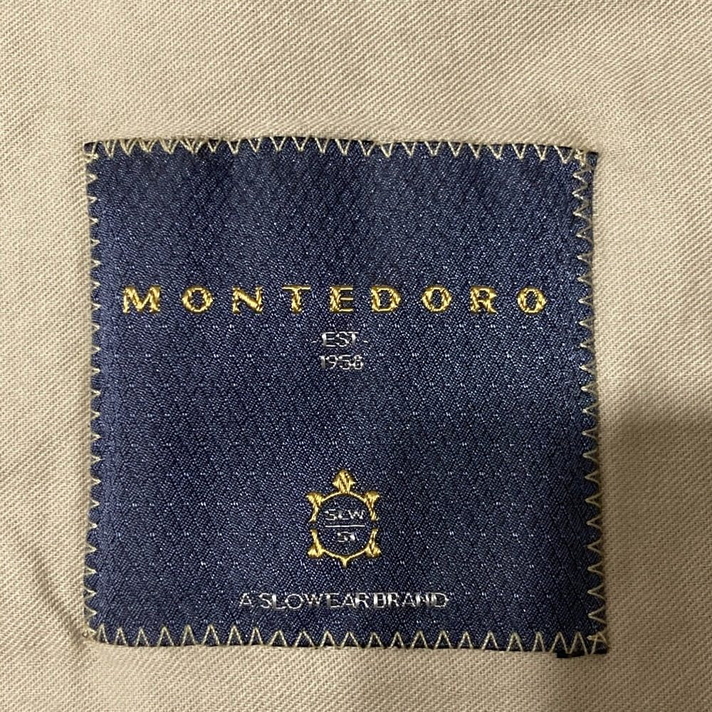 MONTEDORO チェックウールジレ
