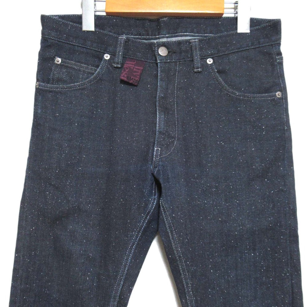 ヴィヴィアン ウエストウッド MAN オーブ 刺繍 ストレッチ デニム パンツ