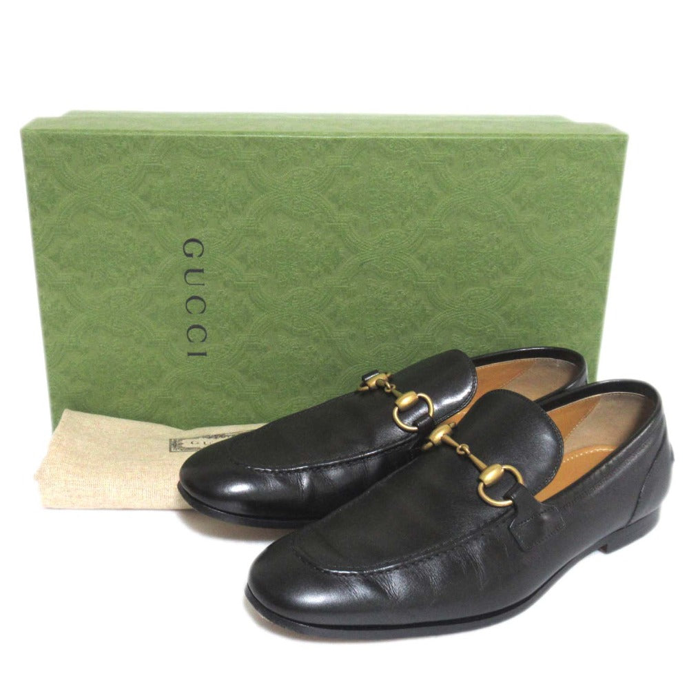 グッチ ジョルダーン レザー ローファー ドレス シューズ