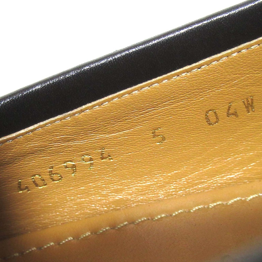 グッチ ジョルダーン レザー ローファー ドレス シューズ