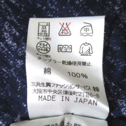 レオナールファッション フラワープリントオープンカラーブラウス