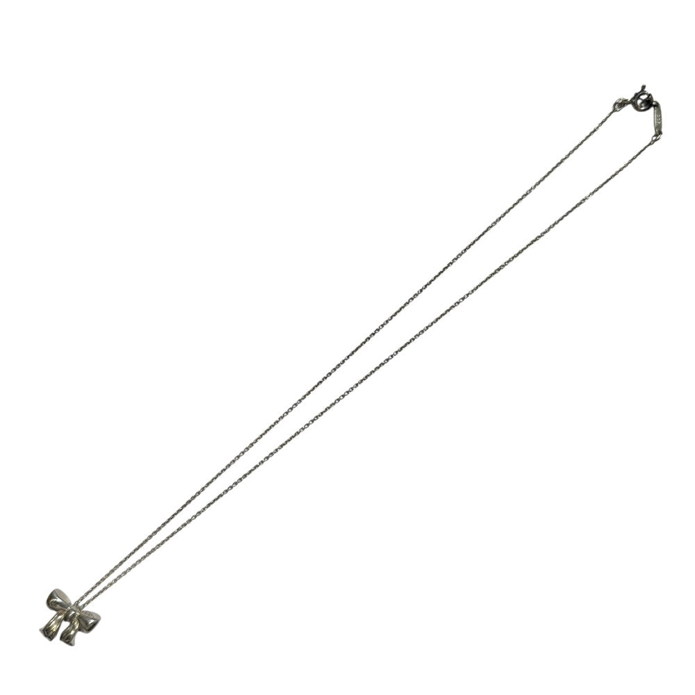 ティファニー & Co. リボン 925 シルバー ネックレス