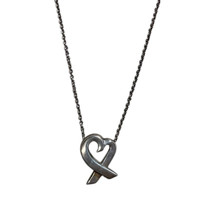 ティファニー & Co. ラビング ハート 925 シルバー ネックレス