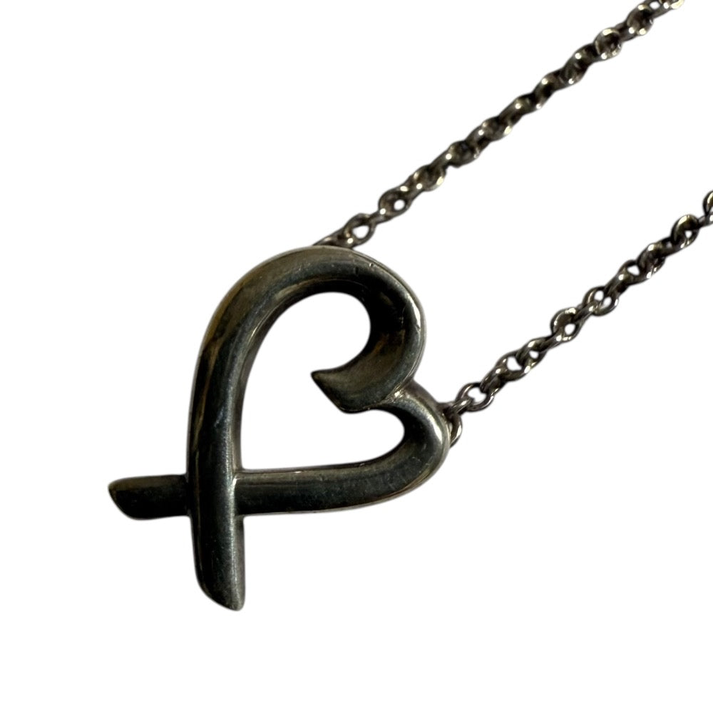 ティファニー & Co. ラビング ハート 925 シルバー ネックレス