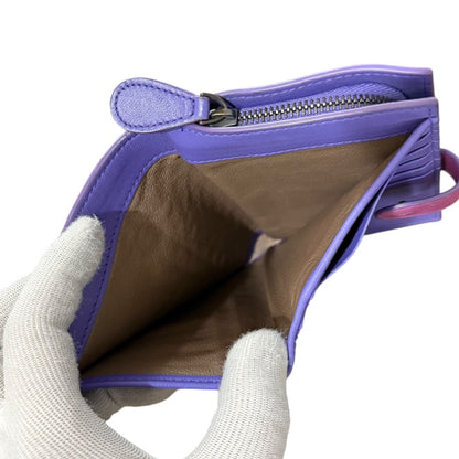 ボッテガ・ヴェネタイントレチャートレザー財布