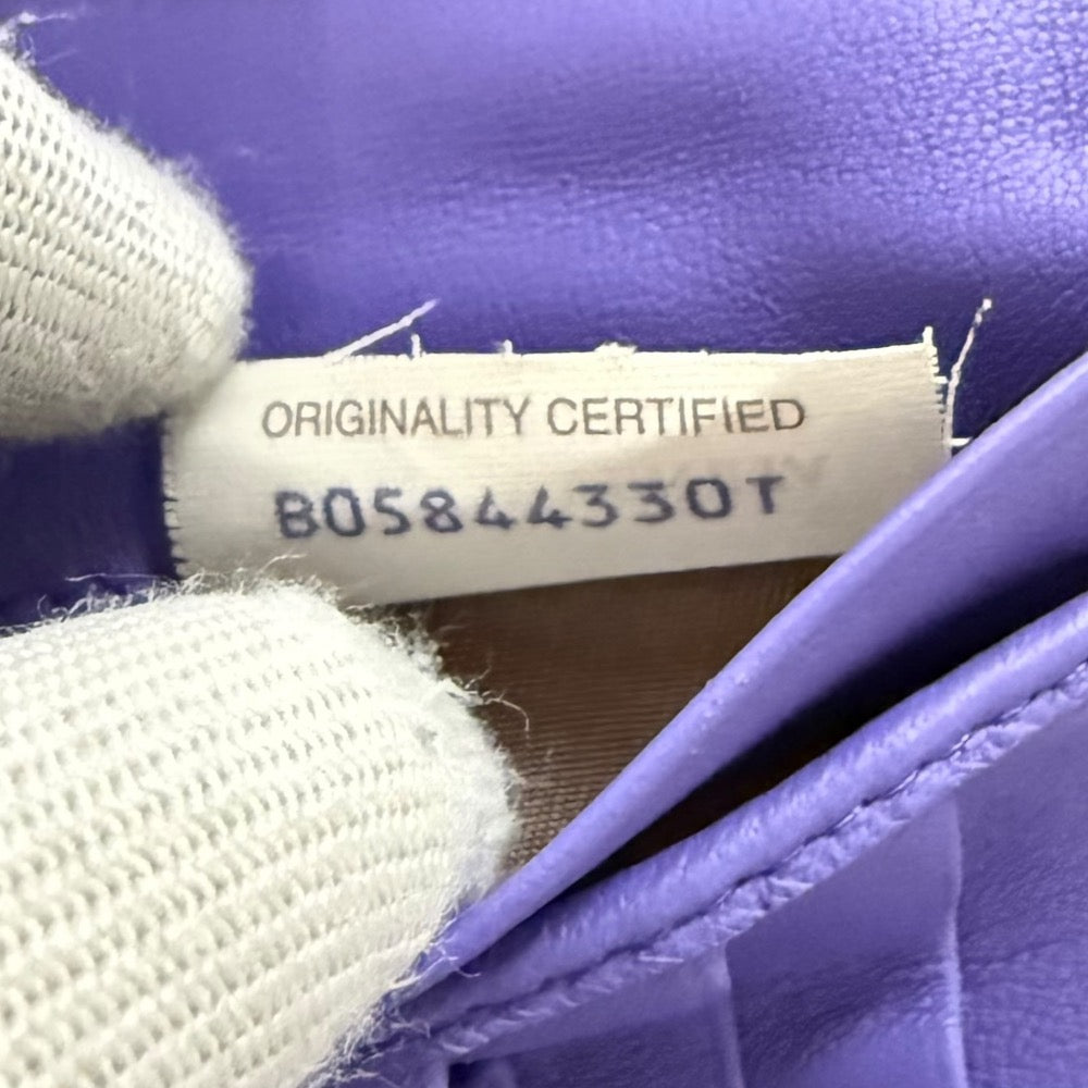 ボッテガ・ヴェネタイントレチャートレザー財布