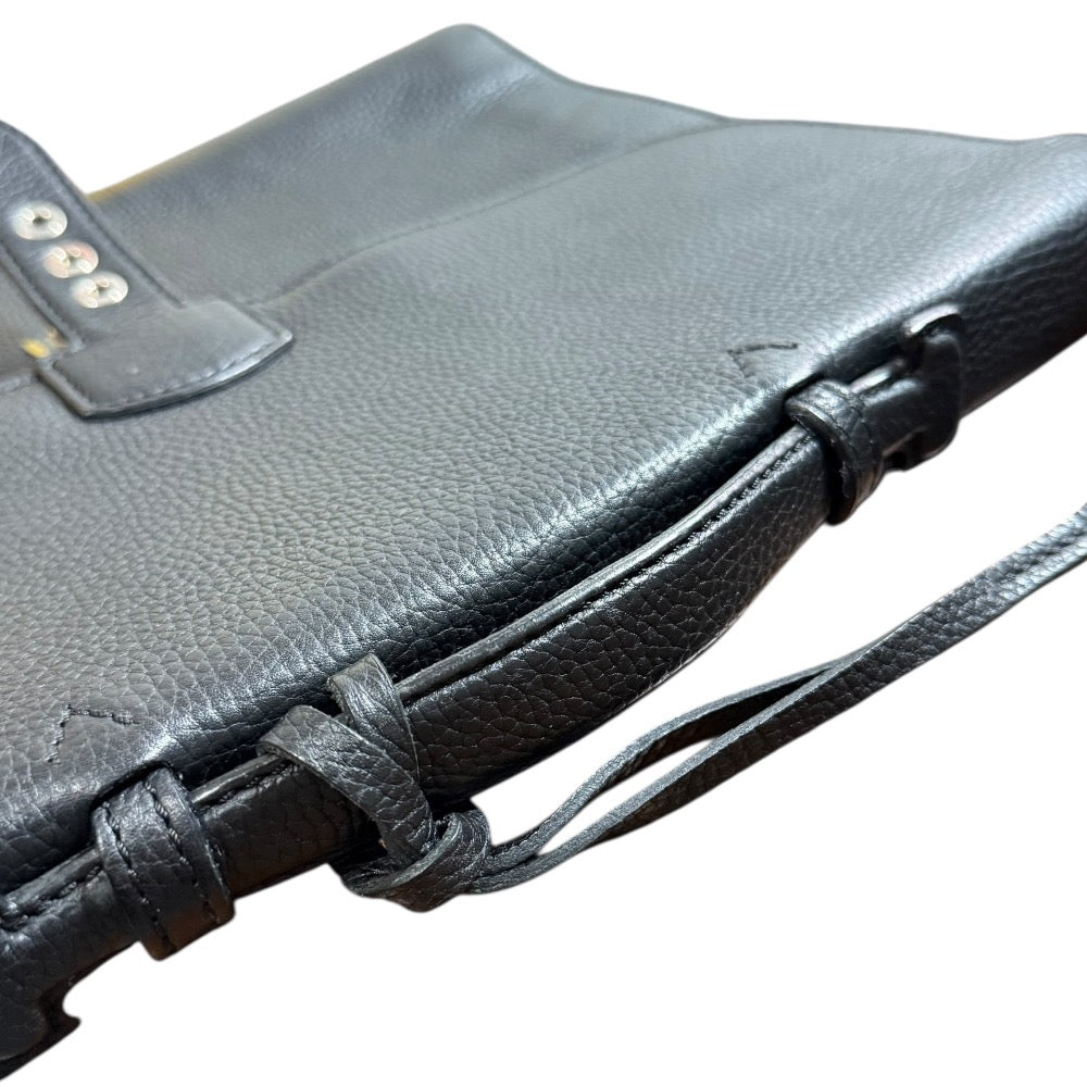 ストール マンテラッシ シュリンク レザー ブリーフケース