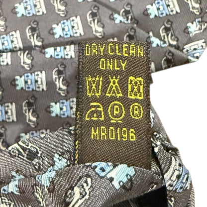 ルイ・ヴィトン マイクロ パターン シルク タイ