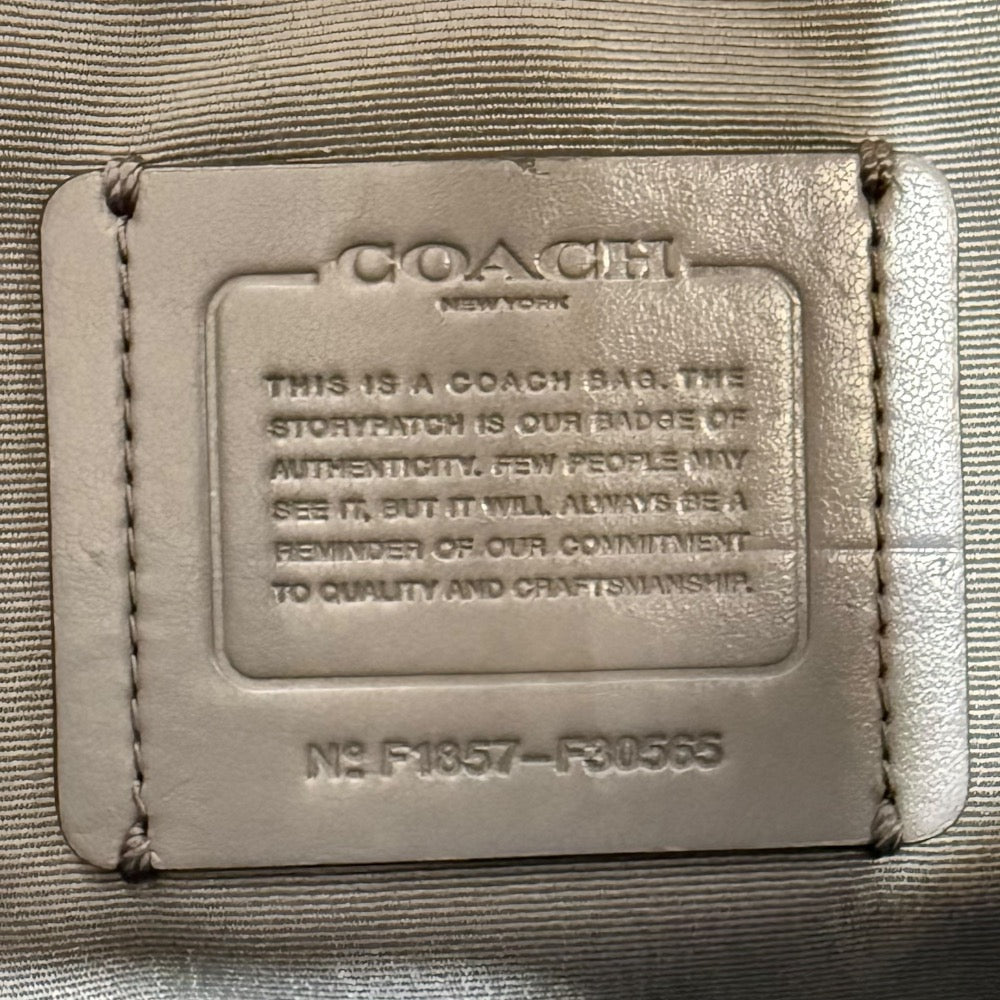 コーチ アリー ペブルド レザー 2WAY ハンドバッグ