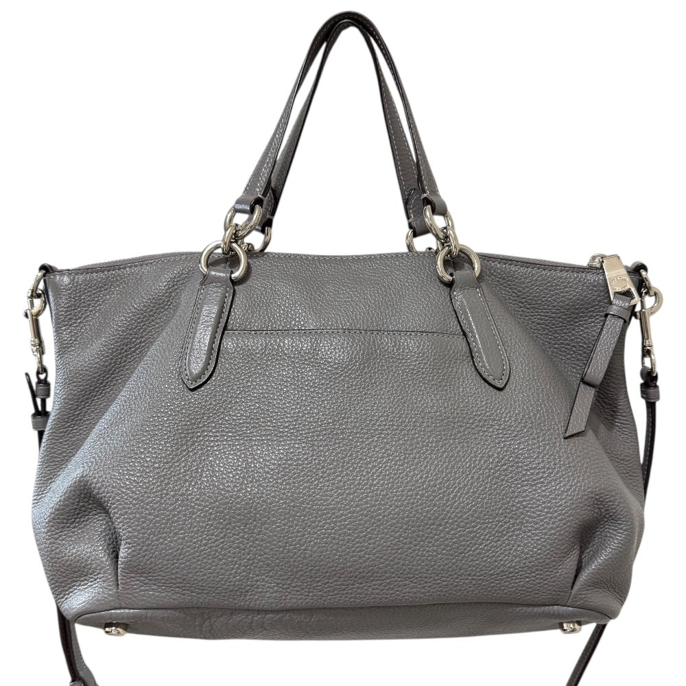 コーチ アリー ペブルド レザー 2WAY ハンドバッグ