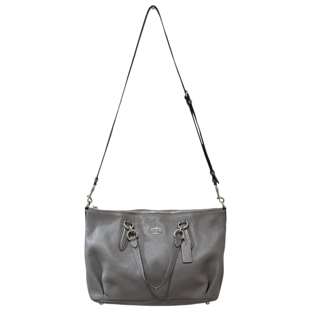 コーチ アリー ペブルド レザー 2WAY ハンドバッグ