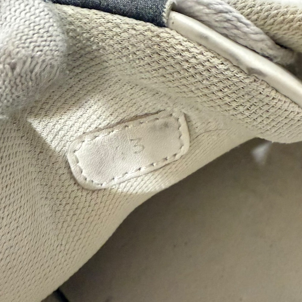 モンクレール トリコロール ライン レザー スニーカー