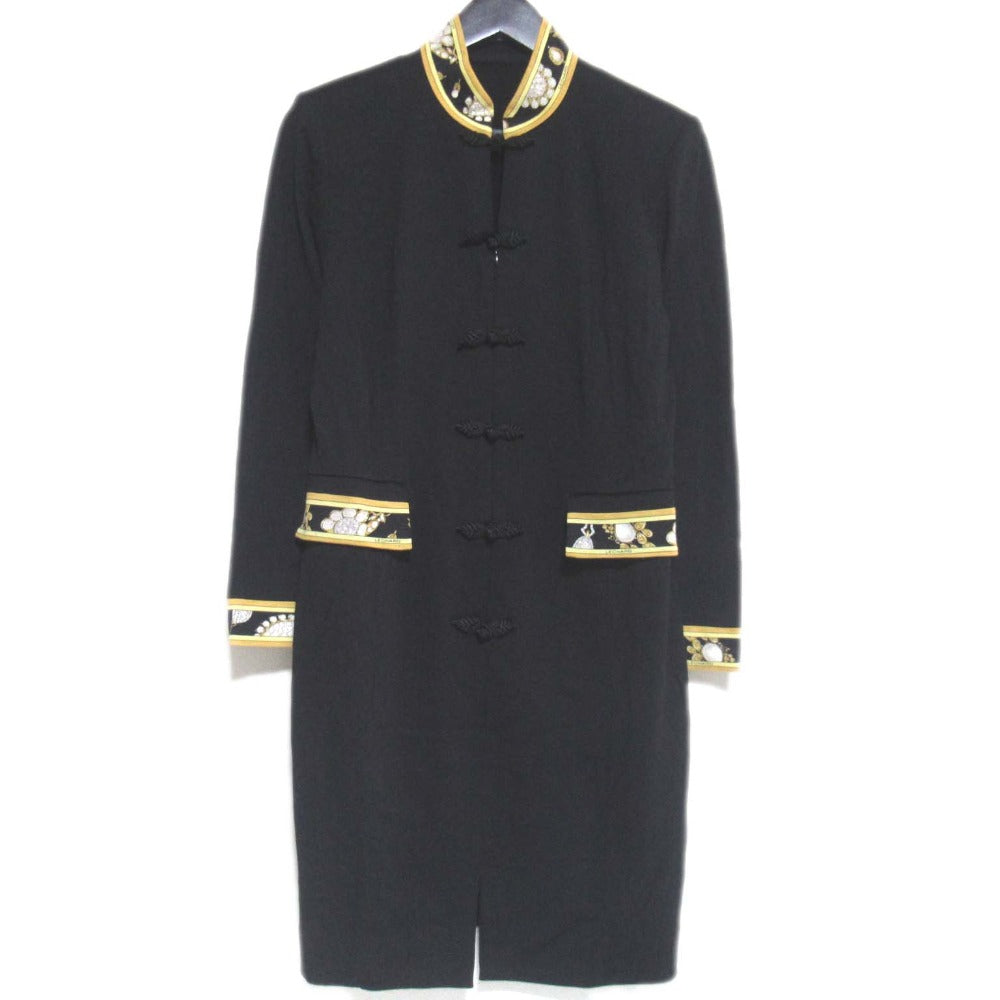 レオナールファッション 長袖ワンピース