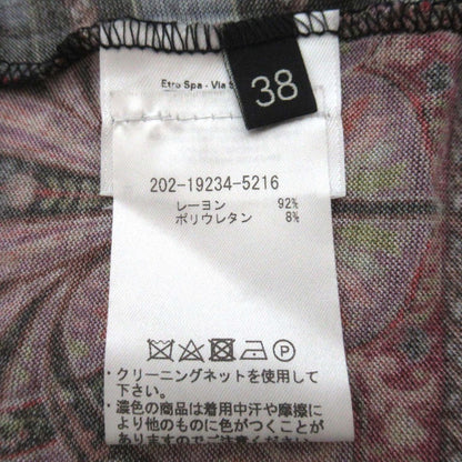 エトロ ペイズリー柄ニットブラウス