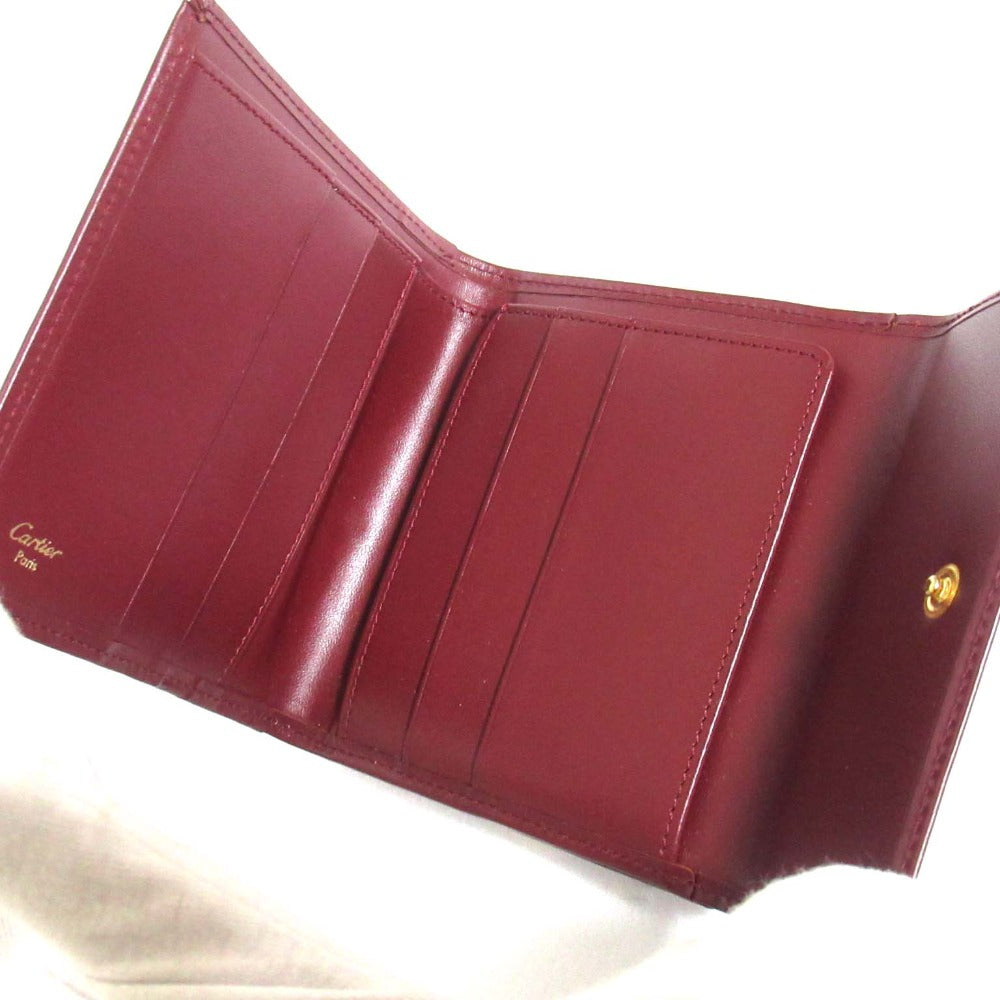 カルティエ マストライン 三つ折り財布