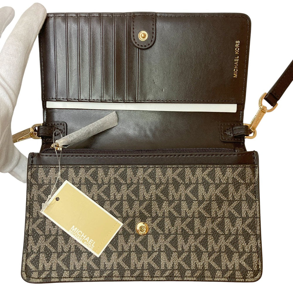 マイケルコース シグネチャー キャンバス ショルダーバッグ