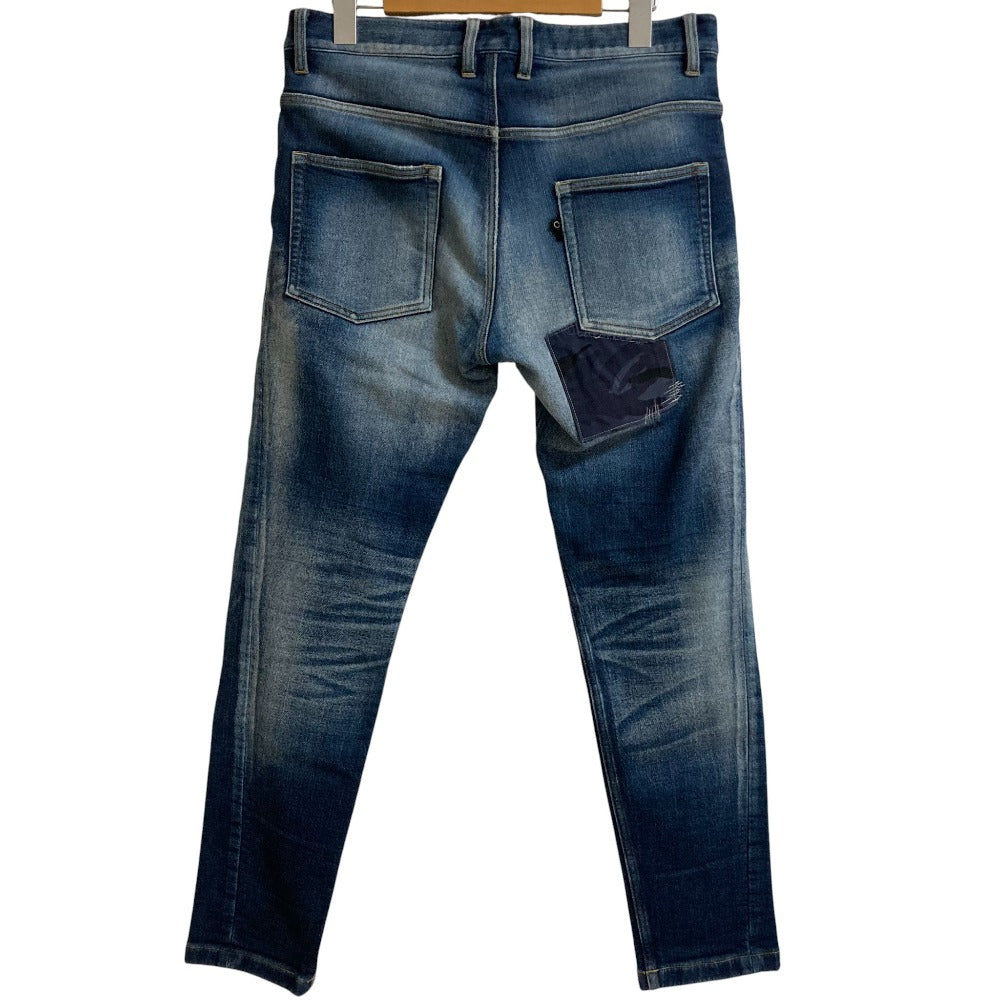 wjk tight knit-denim パンツ