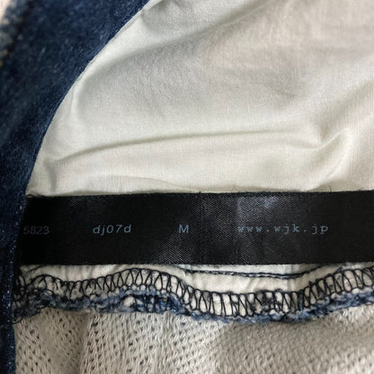 wjk tight knit-denim パンツ